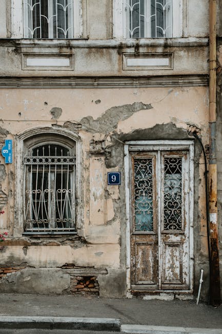 Rustic weathered facade with number 9 representing the deep roots and history of the method